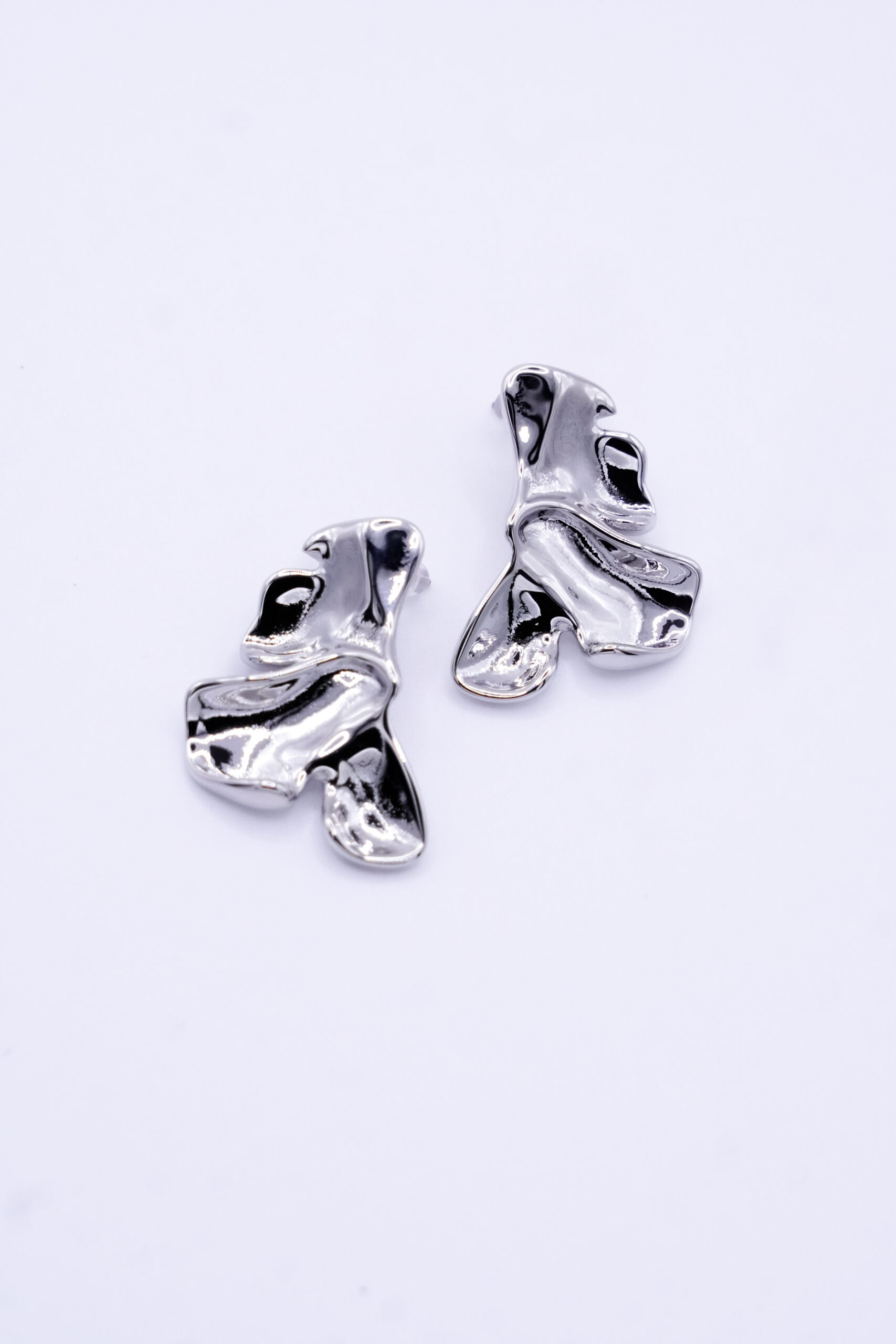 Boucles D'oreilles Pendantes Feuilles En Argent Sterling - Occasion, Style Naturel Et élégant